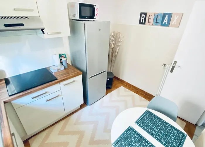 Le Chataignier Modern Center Parking Garden Apartment