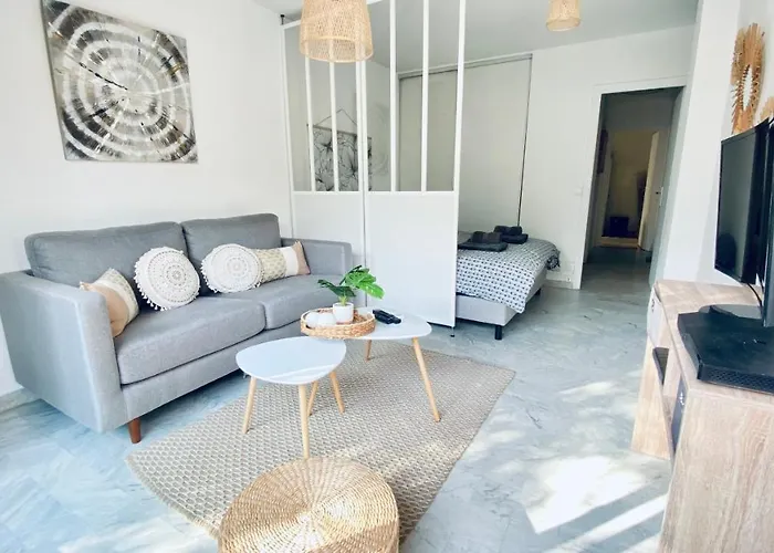 Apartment Le Chataignier Modern Center Parking Garden Antibes